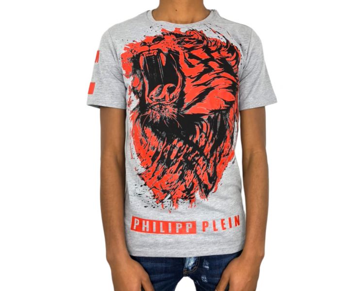 Philipp plein T-shirt Round Neck SS "Lion roar"