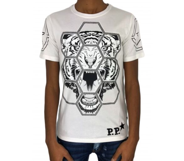 Philipp plein T-shirt Round Neck SS "Hush"