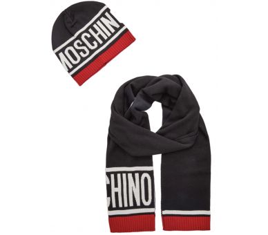 MOSCHINO Bonnet et écharpe