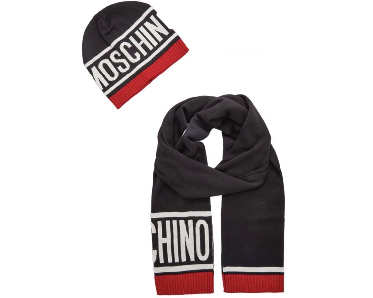 MOSCHINO Bonnet et écharpe