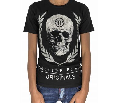 Philipp plein T-shirt Round Neck SS "Bone"