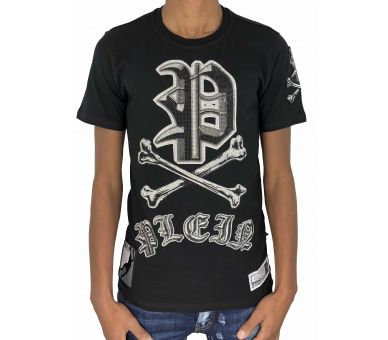 Philipp plein T-shirt Round Neck SS "Mint" 02 Black