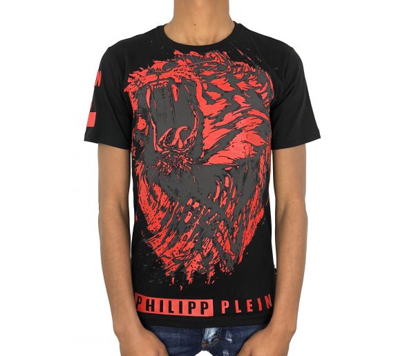 Philipp plein T-shirt Round Neck SS "Lion roar"