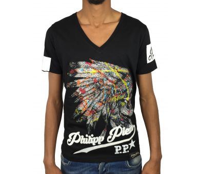 T-Shirt V-Neck "Awan“ philipp plein