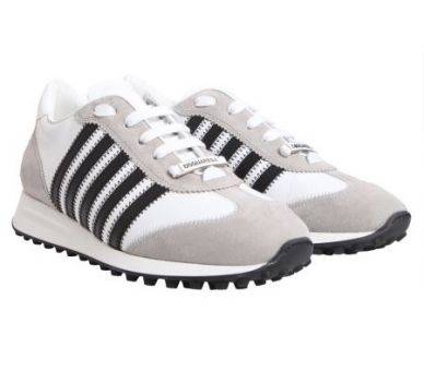 DSQUARED New Runner Hiking Sneakers white